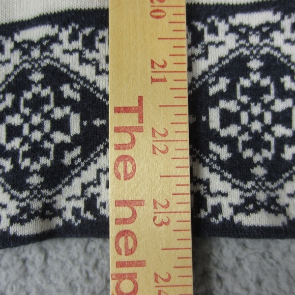 J. Jill Sweater womens Plus 2X Nautical Striped Lace up Long Sleeve Navy Blue - Picture 8 of 15